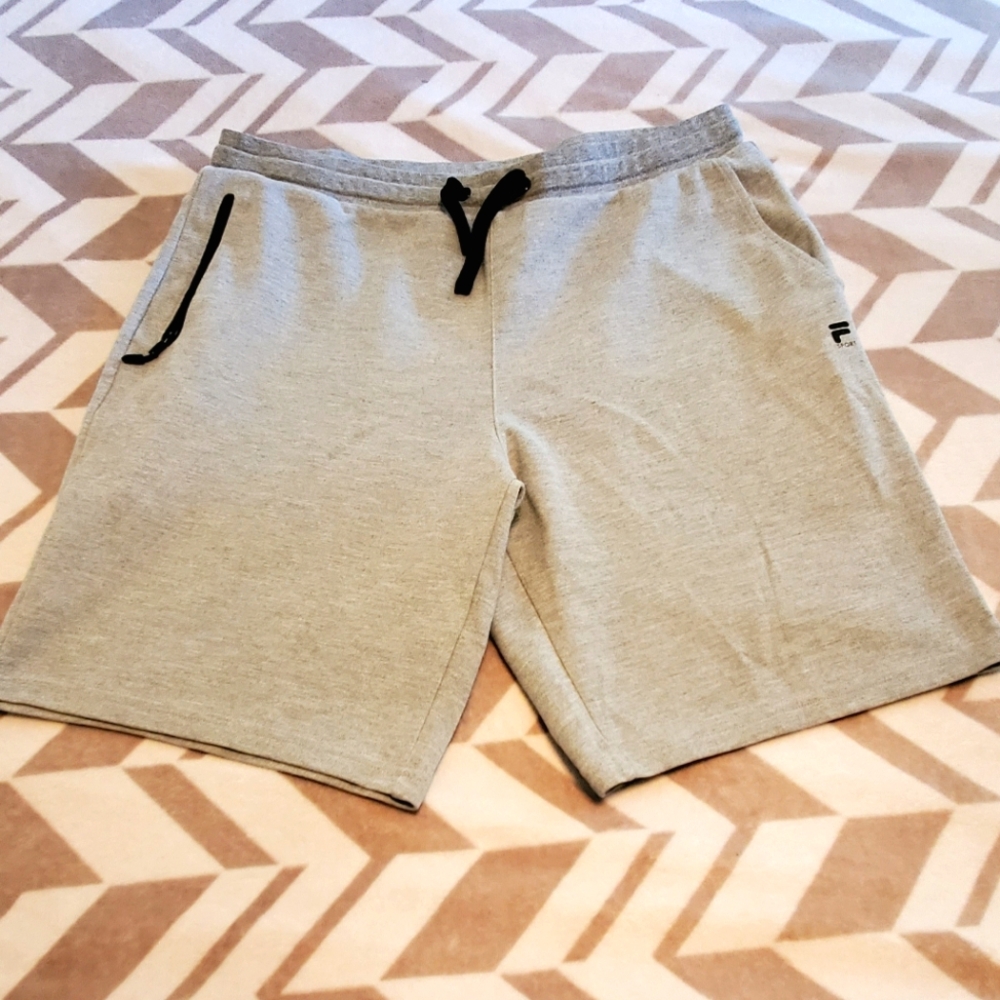 Fila grey comfy shorts Large